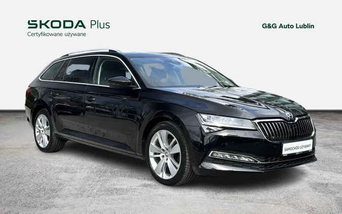 Skoda Superb cena 109999 przebieg: 114490, rok produkcji 2019 z Biała Podlaska małe 466